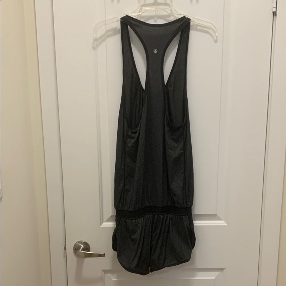 Lululemon Grey Athletic Tank Romper